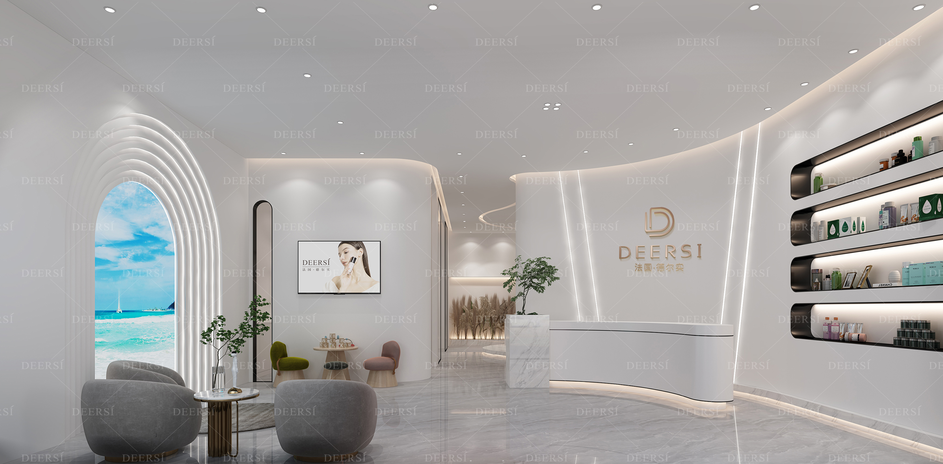 DEERSI德爾實|美容院裝修設(shè)計要注意這三點
